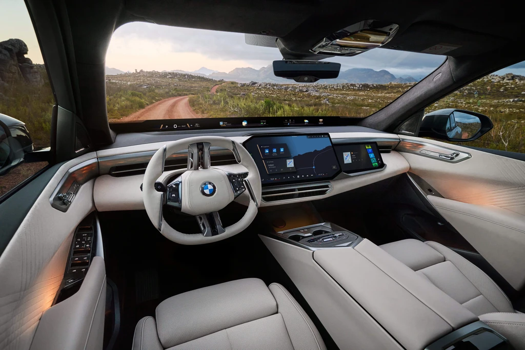 2027 BMW X5 실내 인테리어, 파노라믹 iDrive 디스플레이