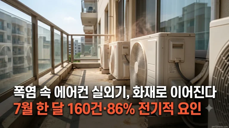폭염 에어컨 실외기 화재, 멀티탭 누전 예방법